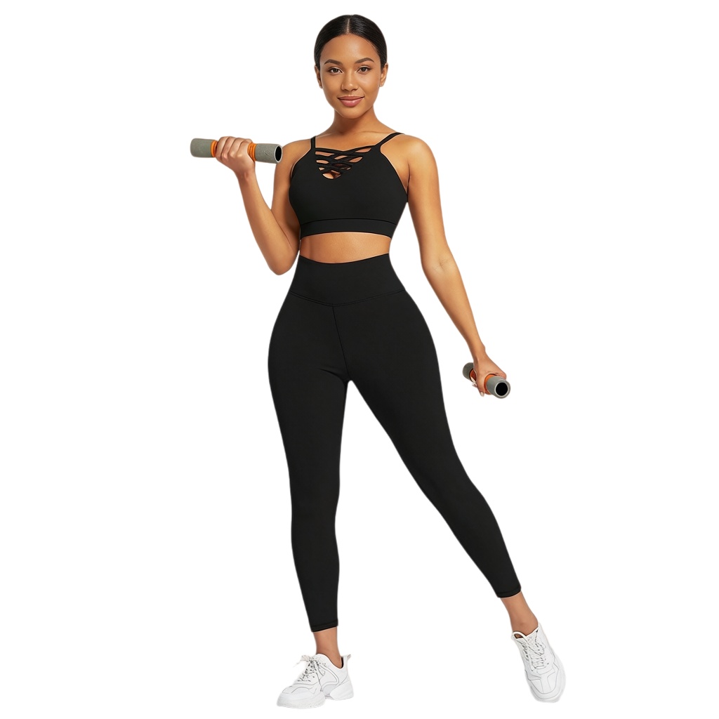 Yoga Fitness Usa - Conjunto Deportivo de Yoga para Mujer