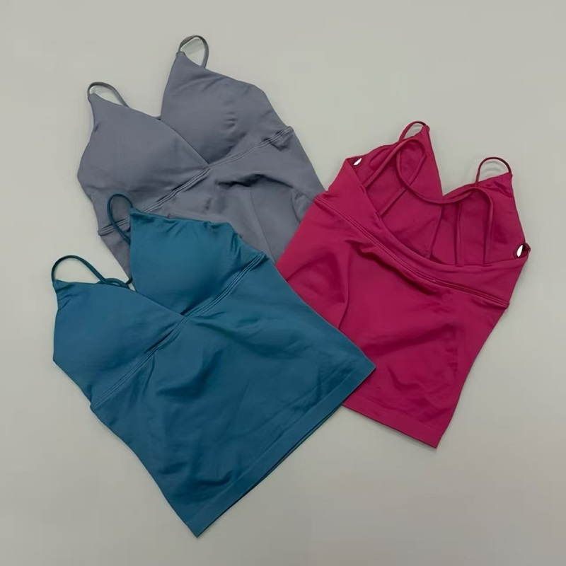 Yoga Và Fitness - Top Deportivo Largo con Cuello Halter