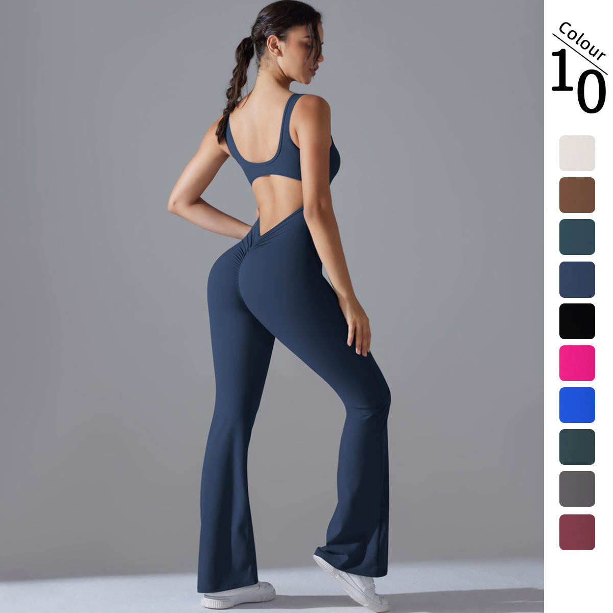 Yoga Và Fitness - Mono Sexy con espalda en V