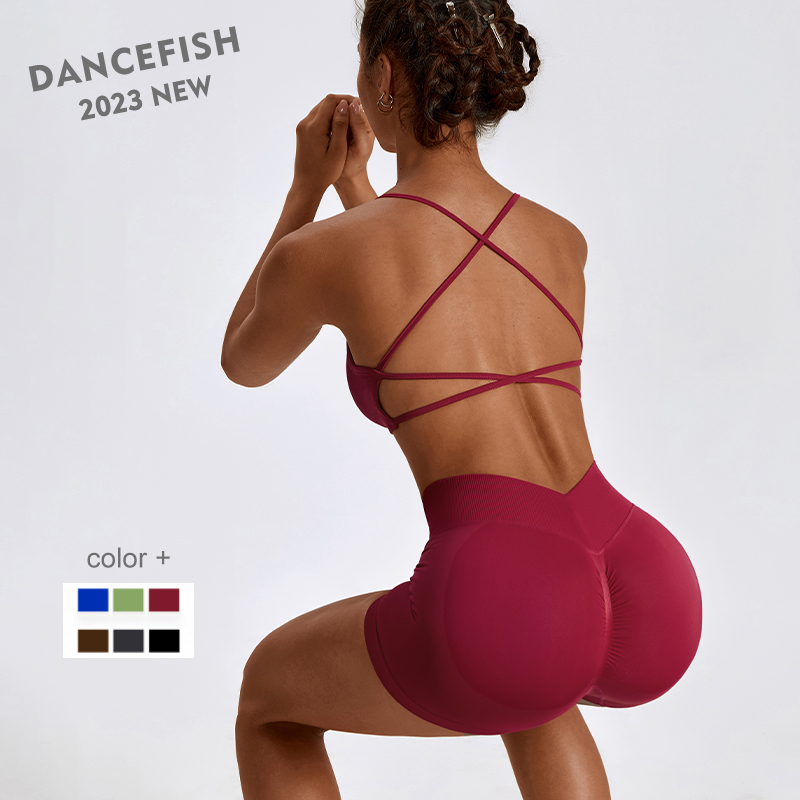Yoga Daily Fitness - DANCEFISH-traje deportivo sin costuras para mujer,