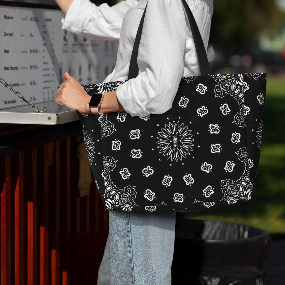 Yoga Fitness Tote - Bolsa de Playa Personalizada Tipo Bandana,