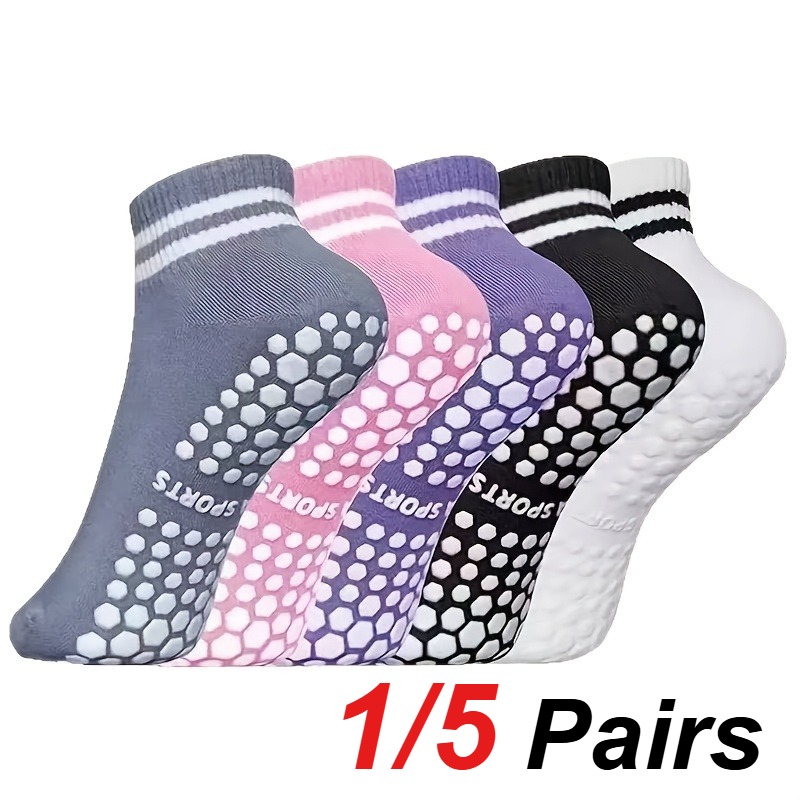 Yoga Fitness Usa - 1/5 par de calcetines de silicona