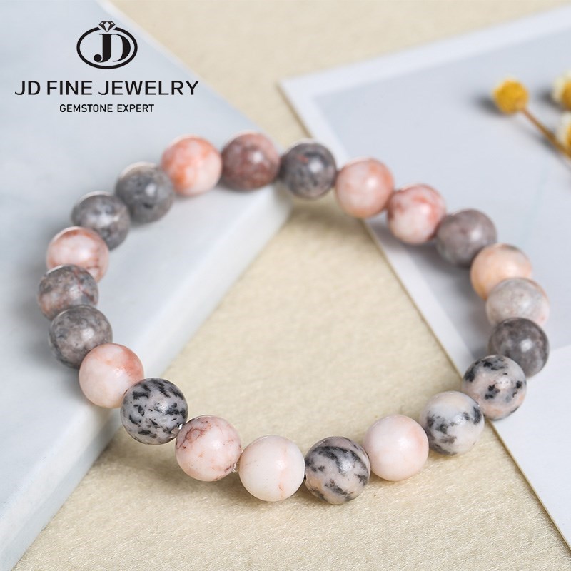Yoga Fitness Tracker - JD-pulsera de cuentas de piedra de