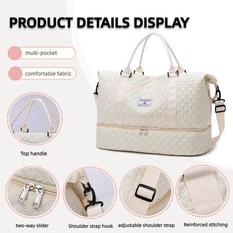 Bolsa de Viaje de Gran Capacid - Yoga Fitness Tote reseña y precio