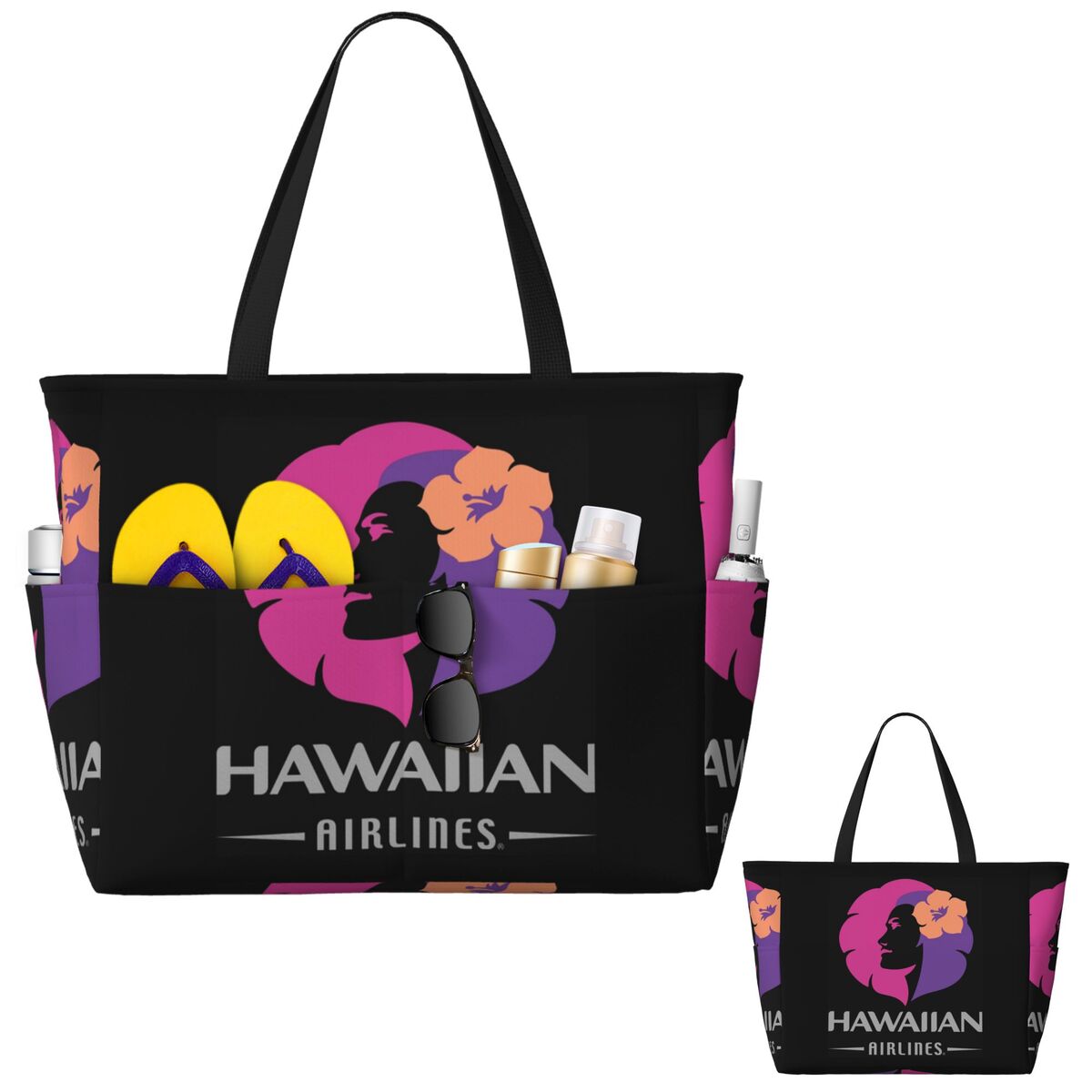 Hawaiian Airlines Herc Travel  - Yoga Fitness Tote reseña y precio