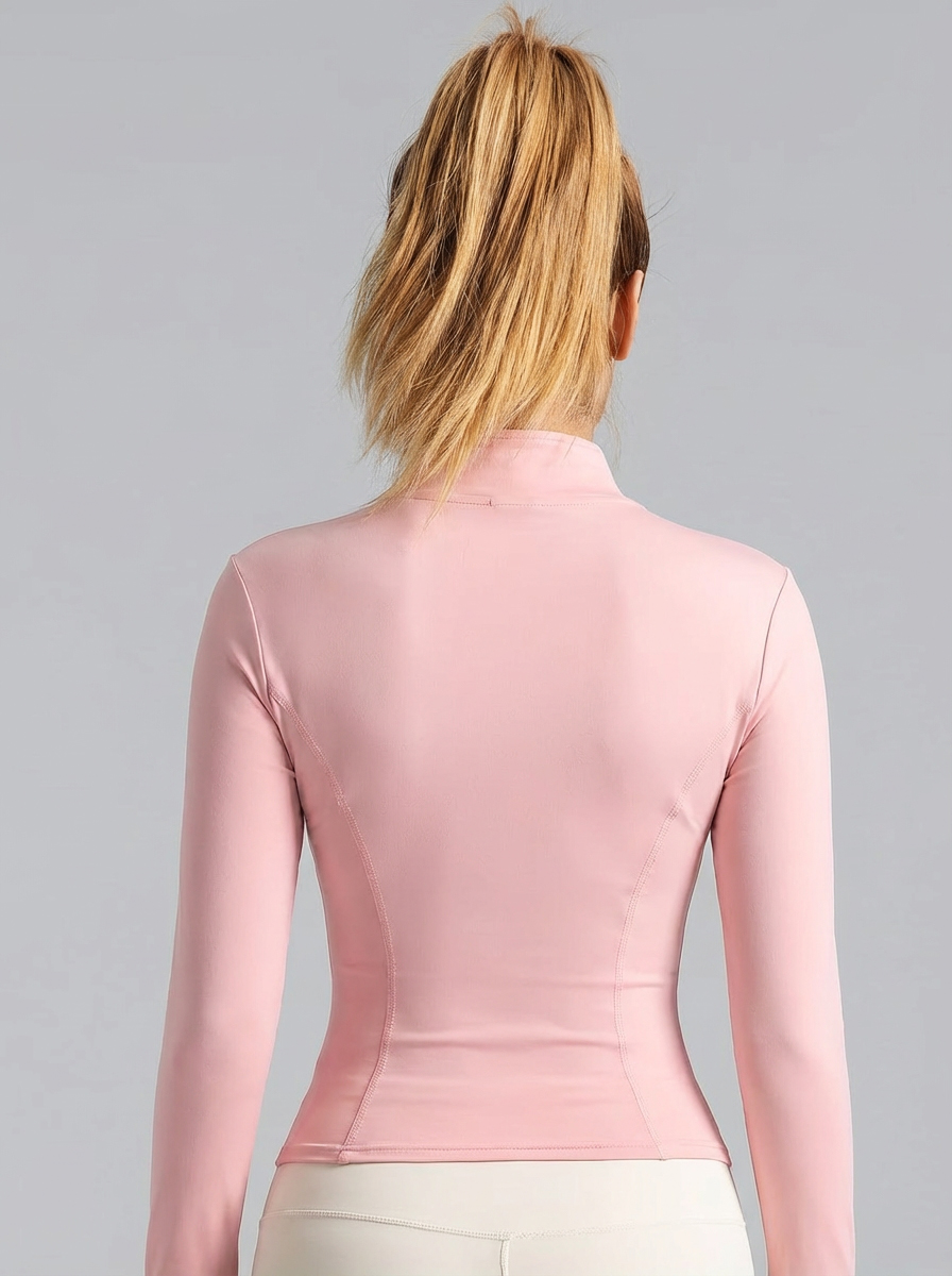 Nueva Chaqueta Deportiva Rosa  - Yoga Fitness Usa reseña y precio