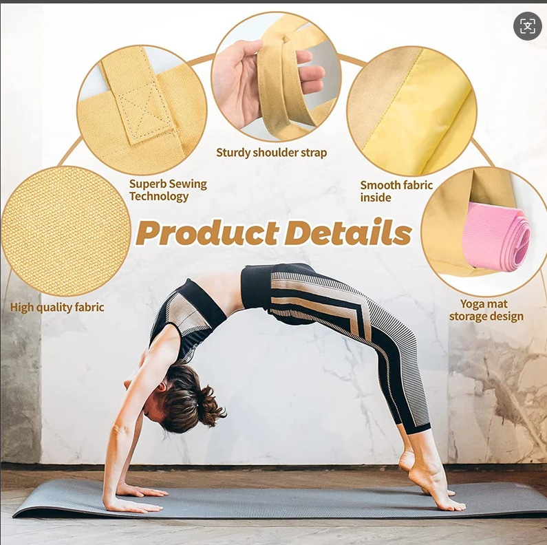 Bolsa de yoga multiusos, bolsa - Yoga Fitness Tote reseña y precio