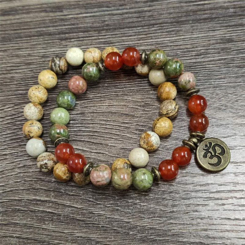 Charm Stone muñeca Mala crista - Yoga Fitness Tracker reseña y precio