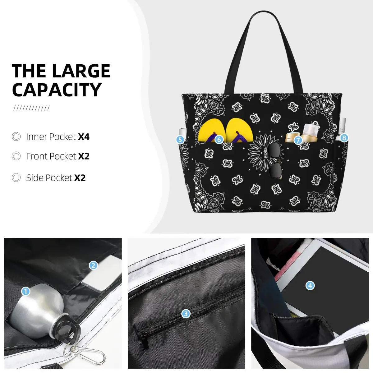 Bolsa de Playa Personalizada T - Yoga Fitness Tote reseña y precio