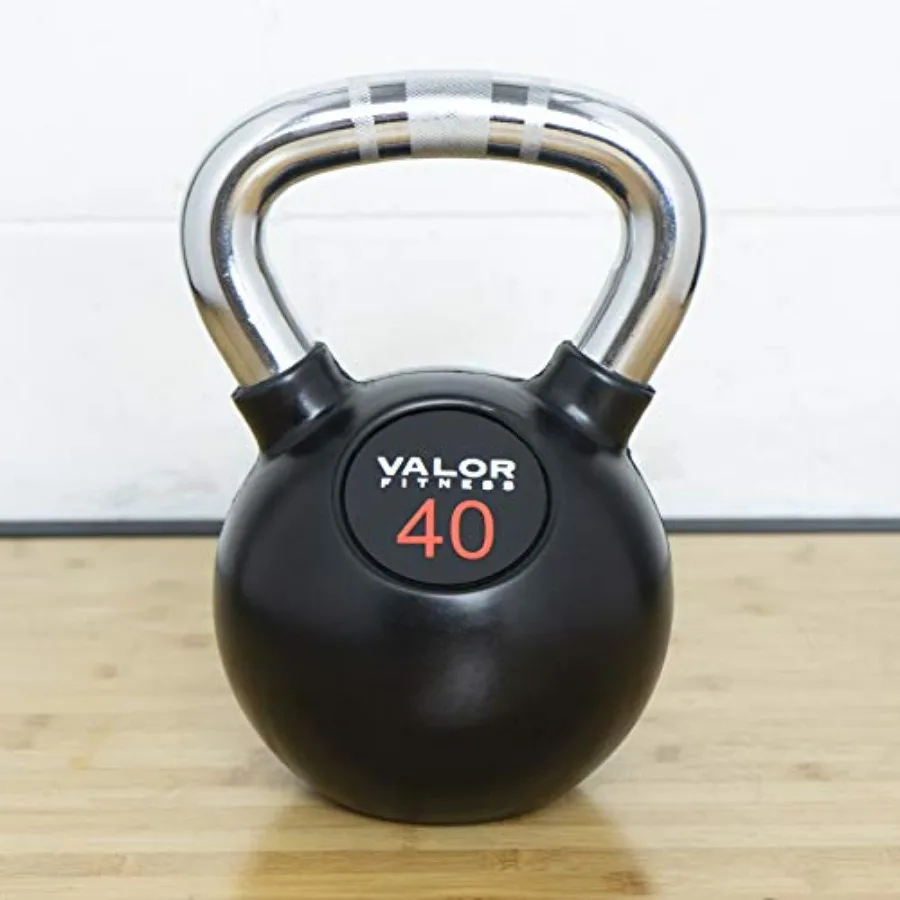 Pesa Rusa Cromada de 40 lb par - Kettlebell reseña y precio