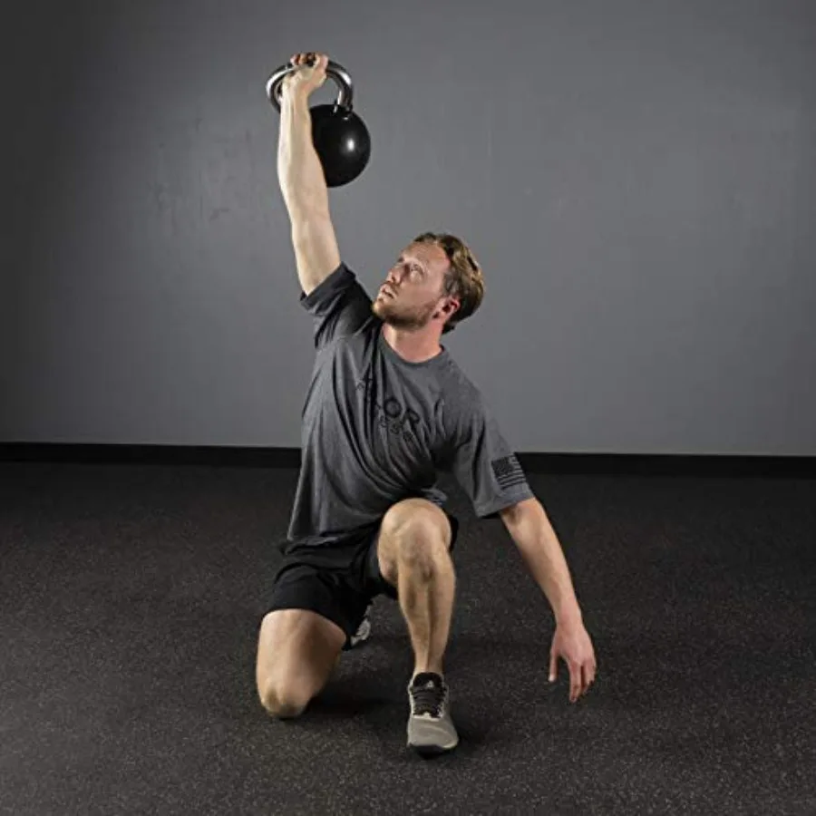 Pesa Rusa Cromada de 40 lb par - Kettlebell reseña y precio
