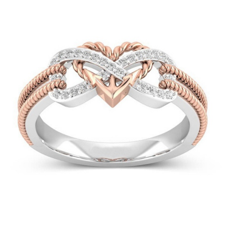 Anillos de corazón de Color or - Yoga Fitness Tracker reseña y precio