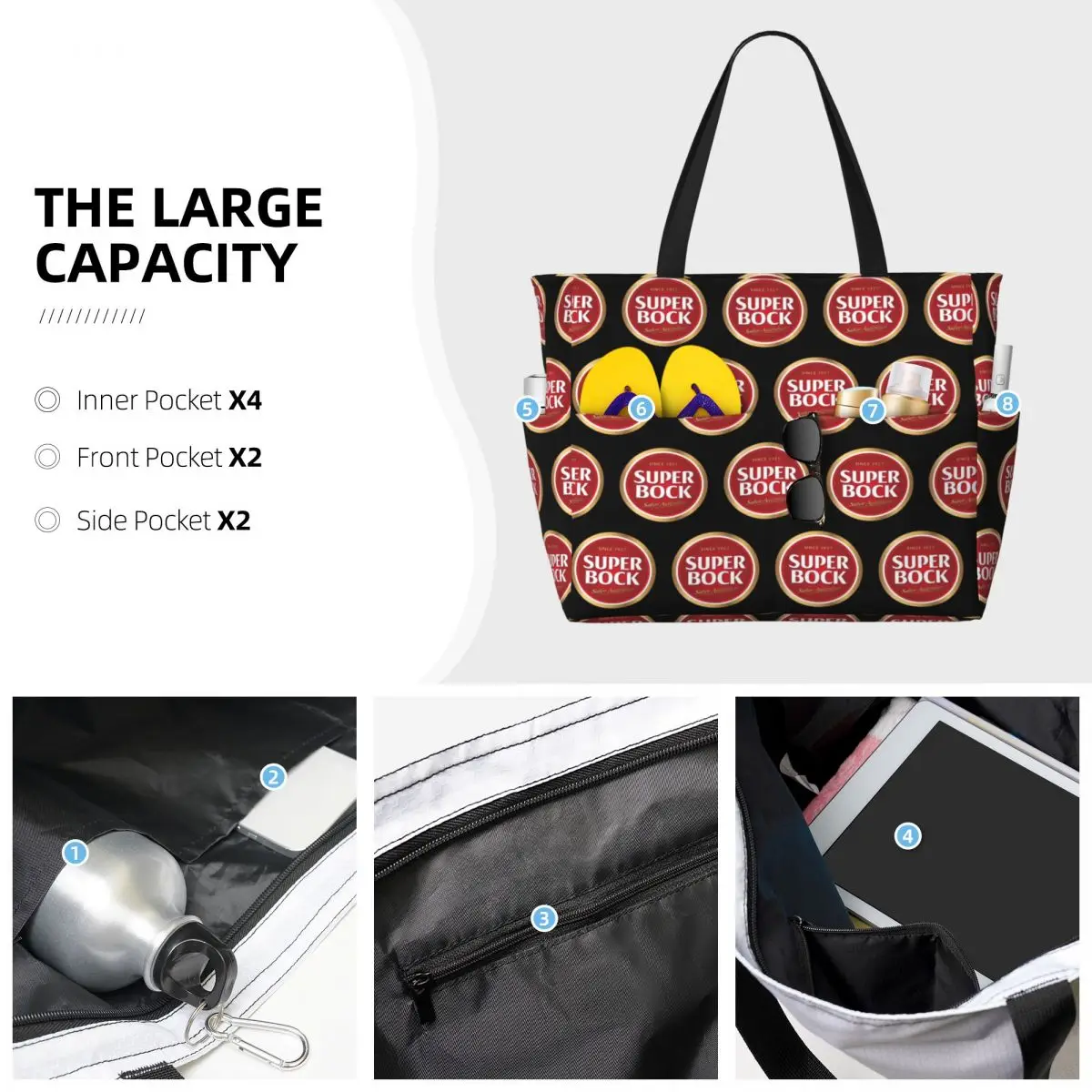 Bolso de playa Super Bock Sinc - Yoga Fitness Tote reseña y precio