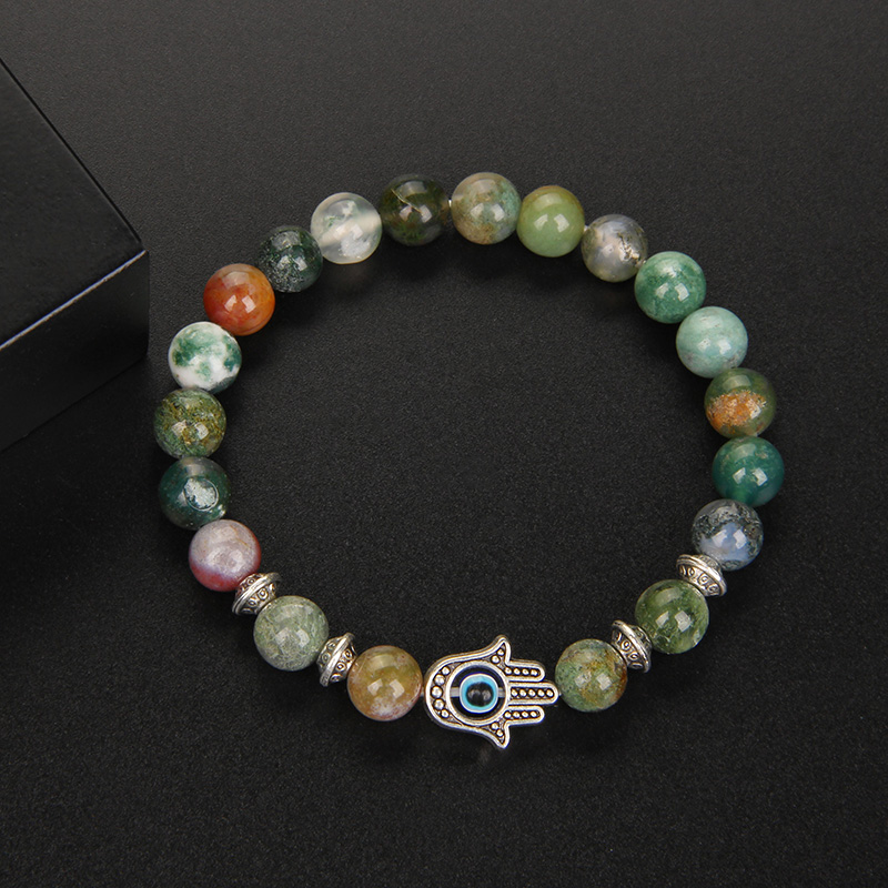 Pulsera con cuentas de piedra  - Yoga Fitness Tracker reseña y precio