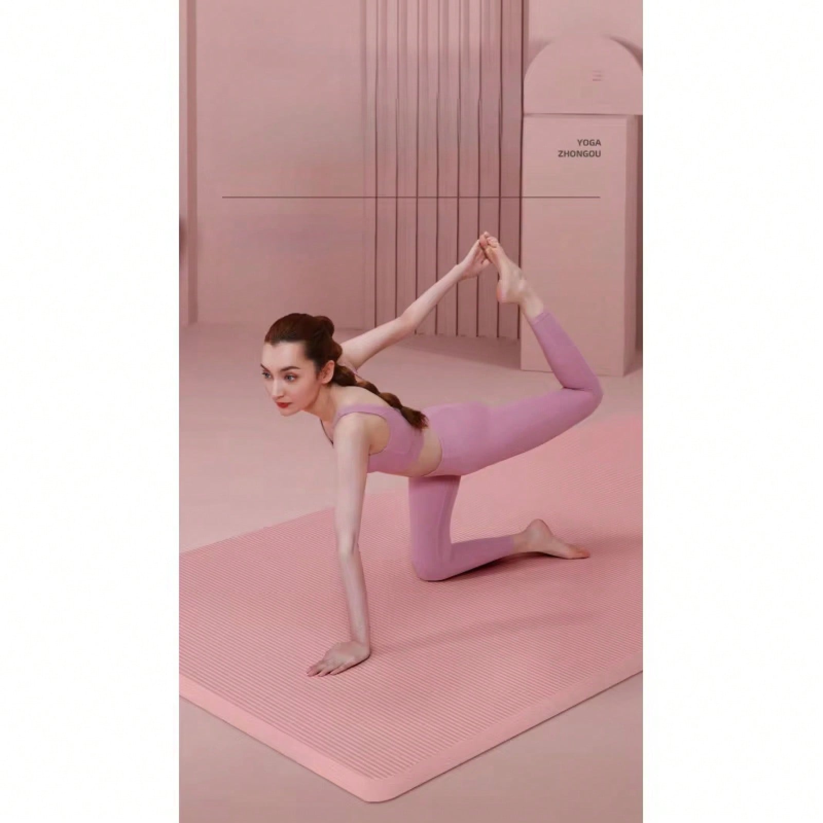 Set de colchoneta de yoga anti - Yoga Daily Fitness reseña y precio