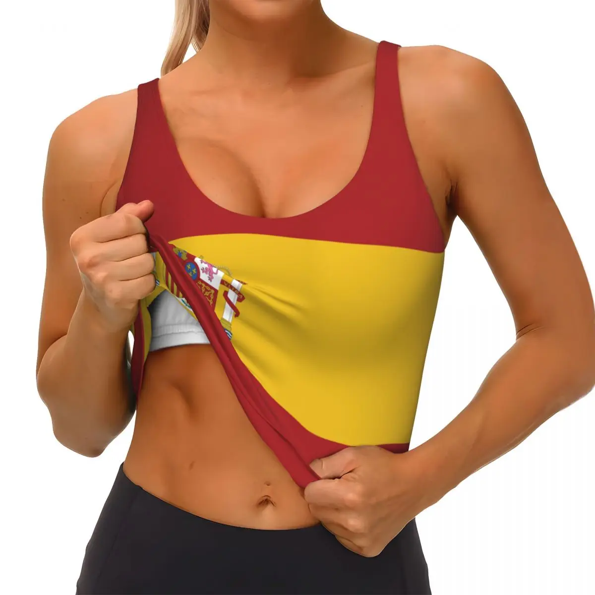 Tops básicos con bandera de Es - Yoga Và Fitness reseña y precio