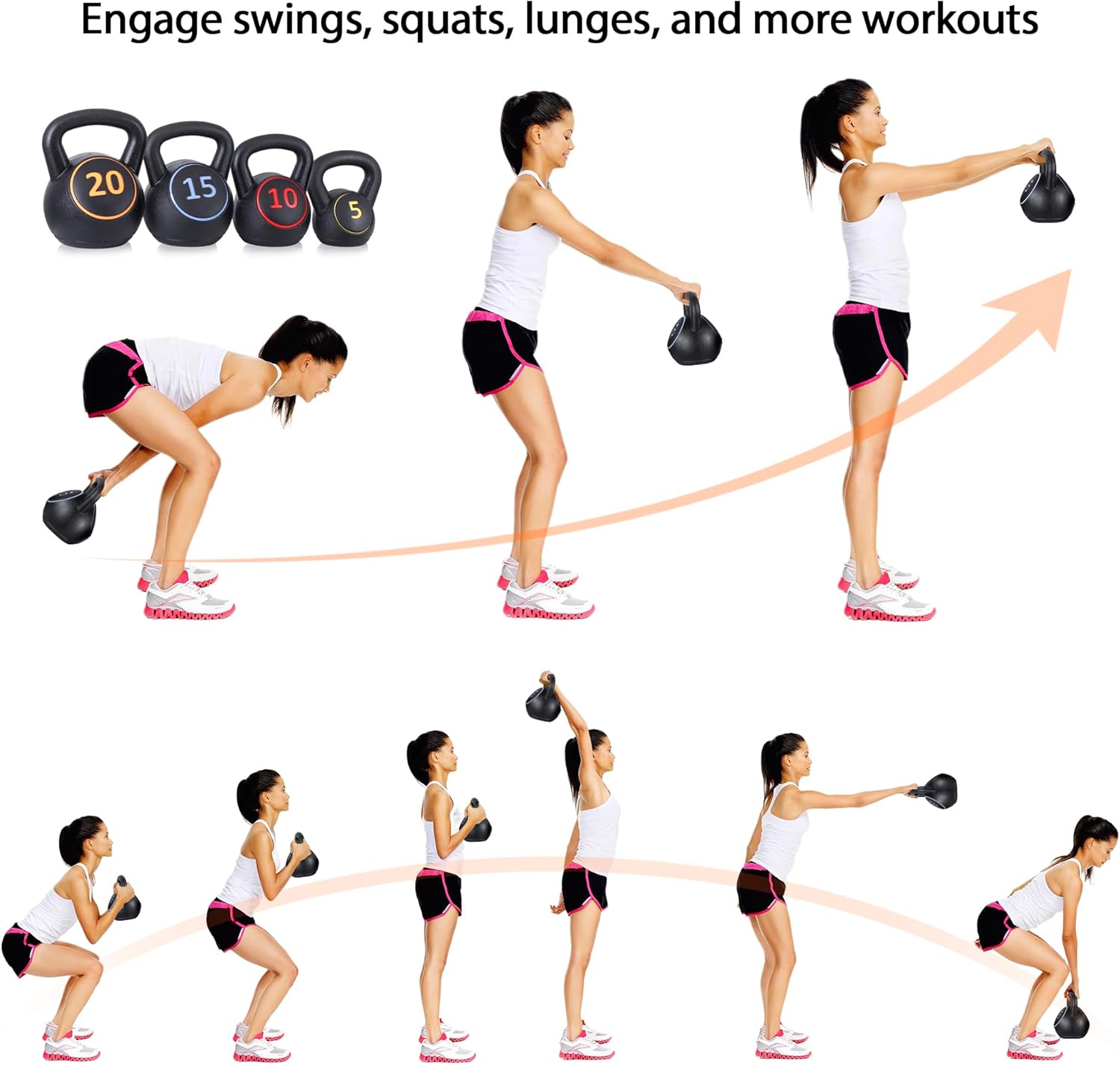 Set de Pesas Kettlebell de 4 P - Kettlebell reseña y precio