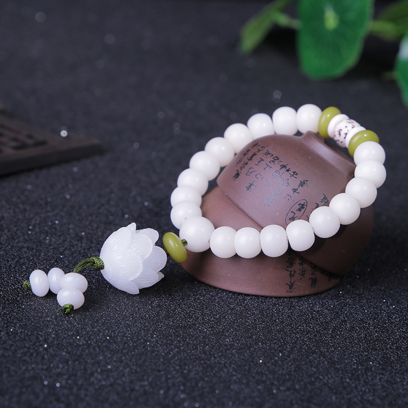 Pulsera de Jade blanco Bodhi R - Yoga Fitness Tracker reseña y precio