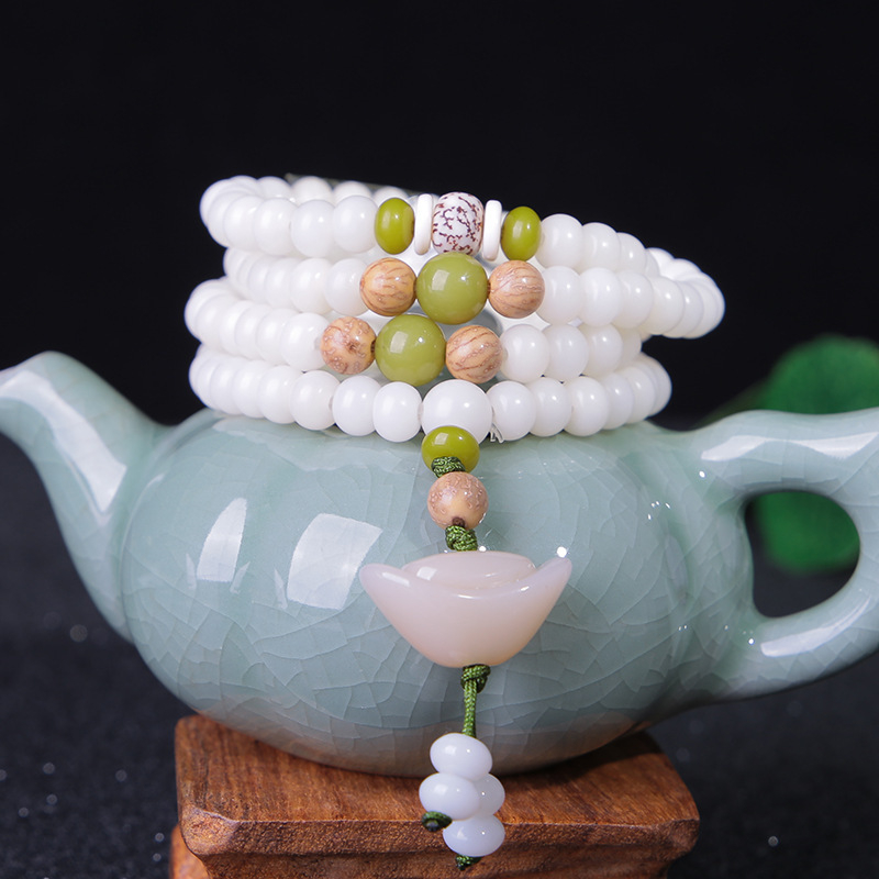 Pulsera de Jade blanco Bodhi R - Yoga Fitness Tracker reseña y precio