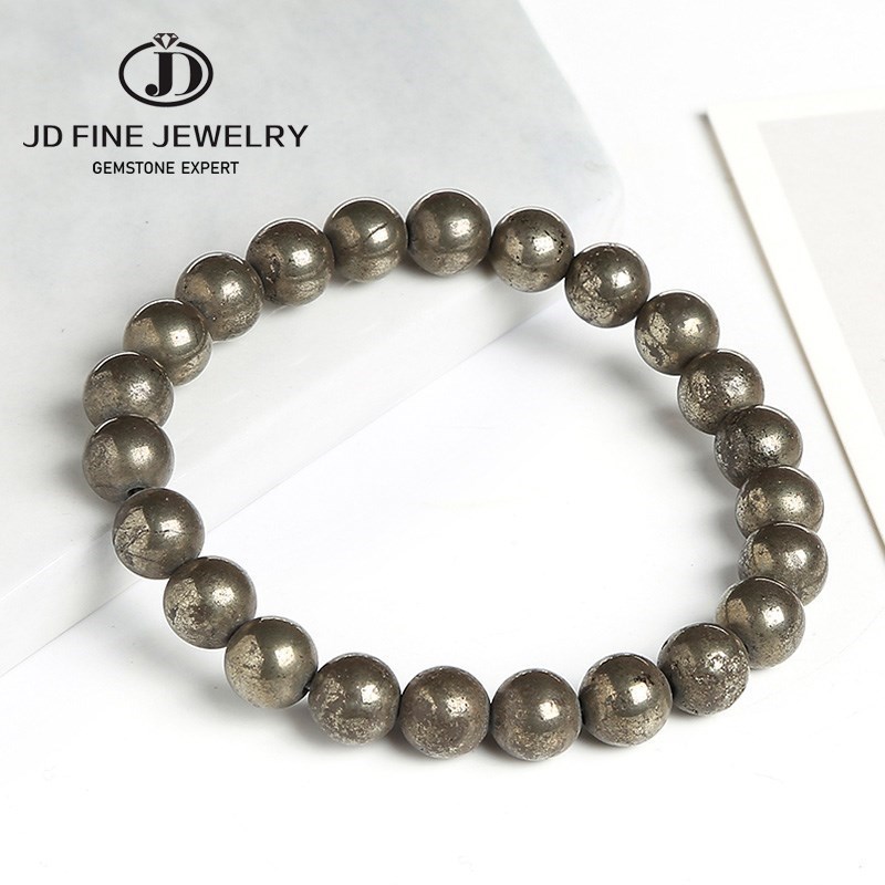 Pulseras de Pirita Natural JD  - Yoga Fitness Tracker reseña y precio