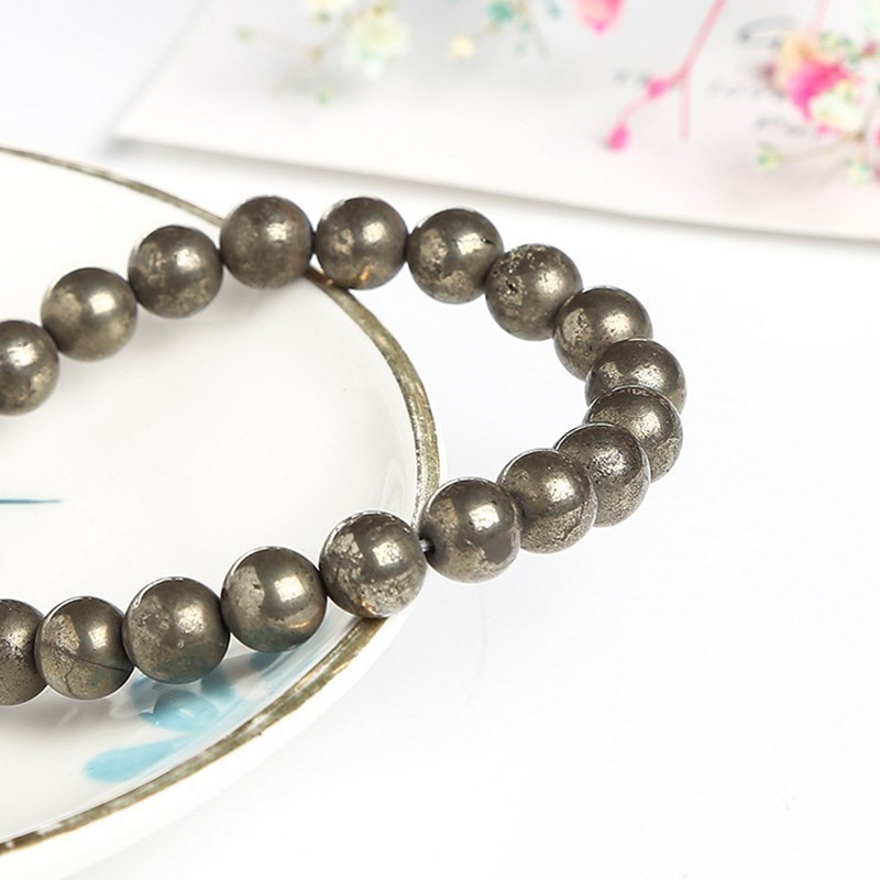 Pulseras de Pirita Natural JD  - Yoga Fitness Tracker reseña y precio