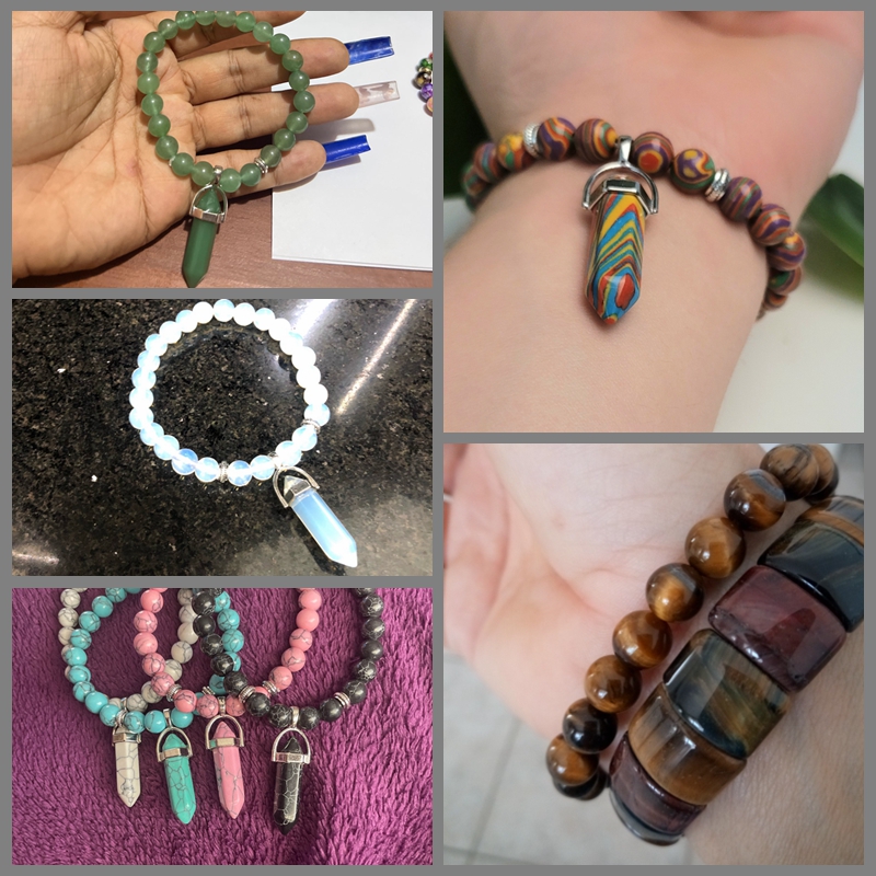 Pulsera de piedra de ojo de ti - Yoga Fitness Tracker reseña y precio